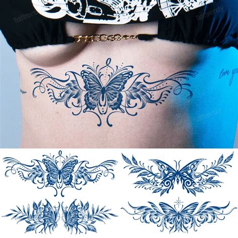 butterfly underboob tattoo|61+ Butterfly Tattoos That Will Make You Want To。